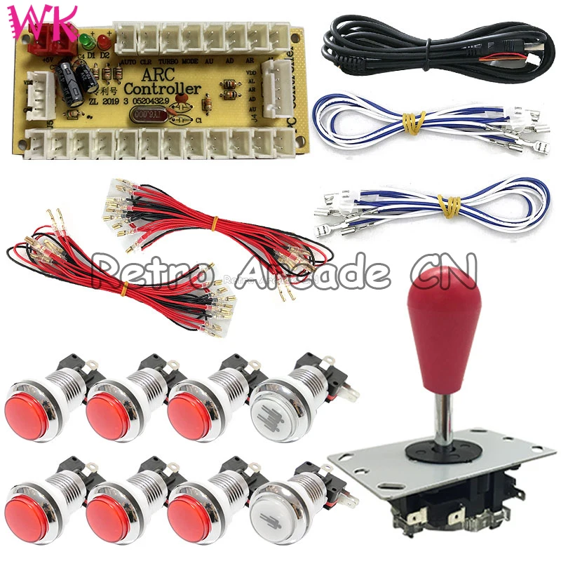 USB-кодировщик ПК для джойстика, аркадный набор для самостоятельной сборки с нулевой задержкой светодиодный светодиодные кнопки, микроперек...
USB-кодировщик ПК для джойстика, аркадный набор для самостоятельной сборки с нулевой задержкой светодиодный светодиодные кнопки, микроперек...