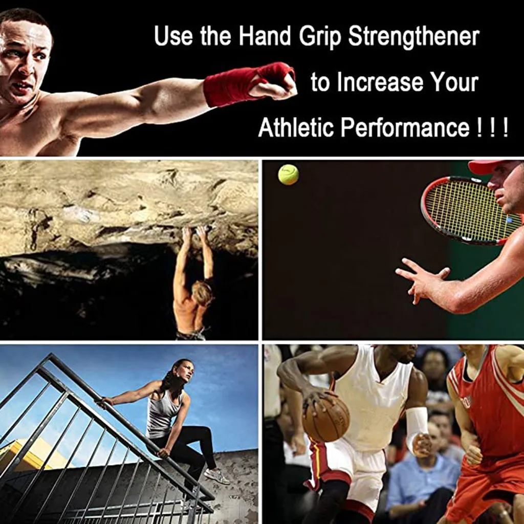 100lbs-350lbs Gym Fitness Muscle Strength Hand Heavy Grips Wrist Rehabilitation Developer Gym Exerciser Strength Gripper Trainer
100lbs-350lbs Gym Fitness Muscle Strength Hand Heavy Grips Wrist Rehabilitation Developer Gym Exerciser Strength Gripper Trainer