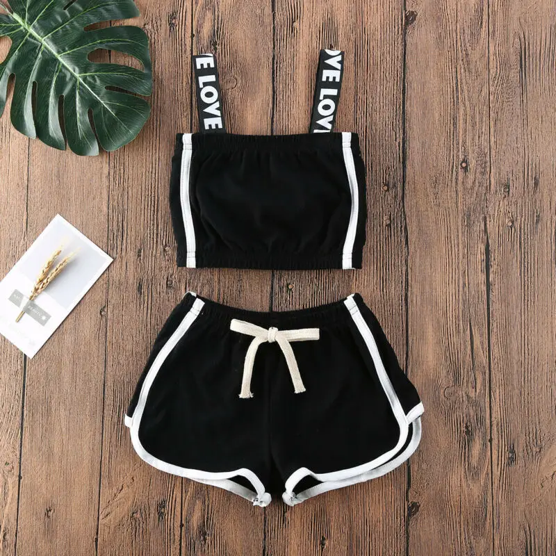 UK STOCK Baby Girls Clothes Solid Color Sling Tops + Pants Clothes Sunsuit Outfit Summer Set 2-7T
UK STOCK Baby Girls Clothes Solid Color Sling Tops + Pants Clothes Sunsuit Outfit Summer Set 2-7T