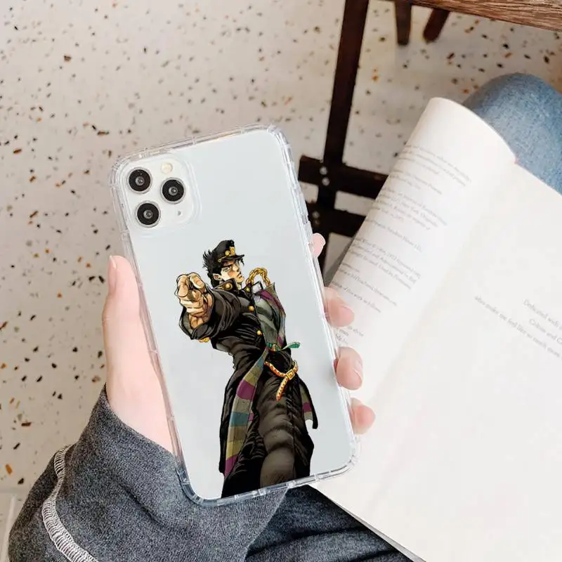 JoJos Bizarre Adventure Japan anime Phone Case Transparent soft For iphone 5 5s 5c se 6 6s 7 8 11 12 plus mini x xs xr pro max
JoJos Bizarre Adventure Japan anime Phone Case Transparent soft For iphone 5 5s 5c se 6 6s 7 8 11 12 plus mini x xs xr pro max