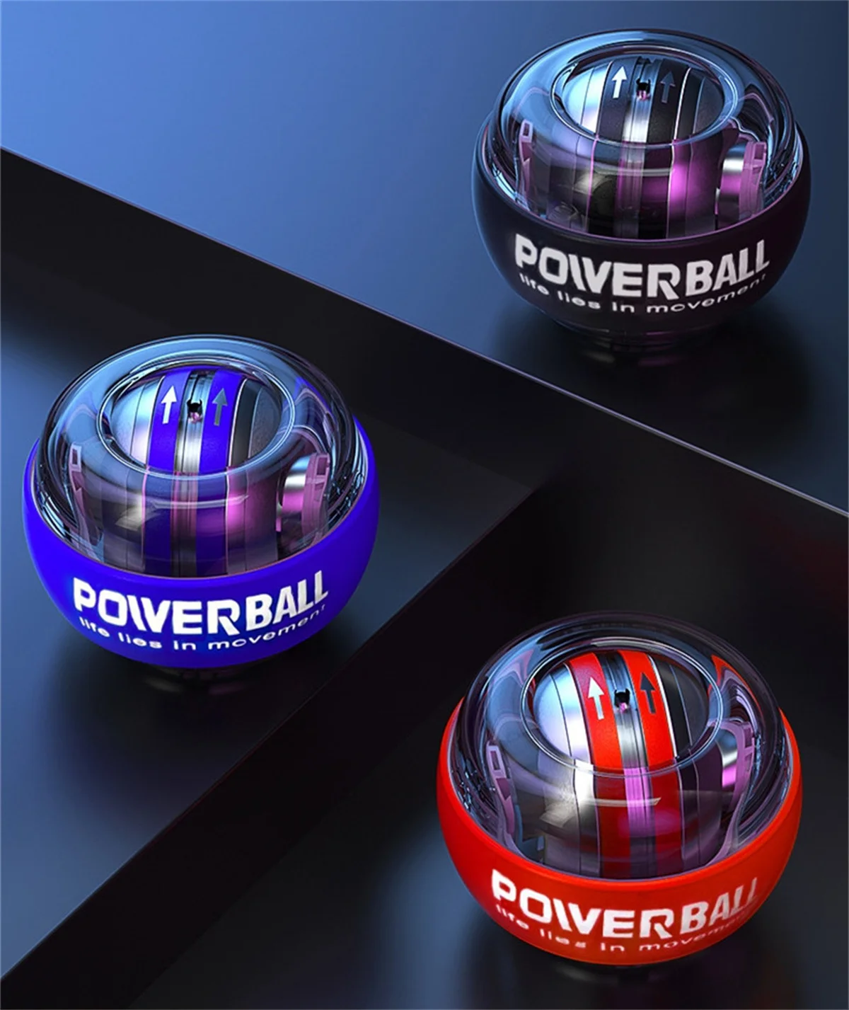 Gyro Power Ball Automatic Start Range Wrist Ball Arm Muscle Strength Training Device Grip Fitness Equipment
Gyro Power Ball Automatic Start Range Wrist Ball Arm Muscle Strength Training Device Grip Fitness Equipment