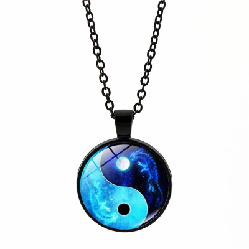 Fashion Dragon Moon Yin Yang Time Gemstone Necklace European and American Sweater Chain Round Pendant Necklace
Fashion Dragon Moon Yin Yang Time Gemstone Necklace European and American Sweater Chain Round Pendant Necklace