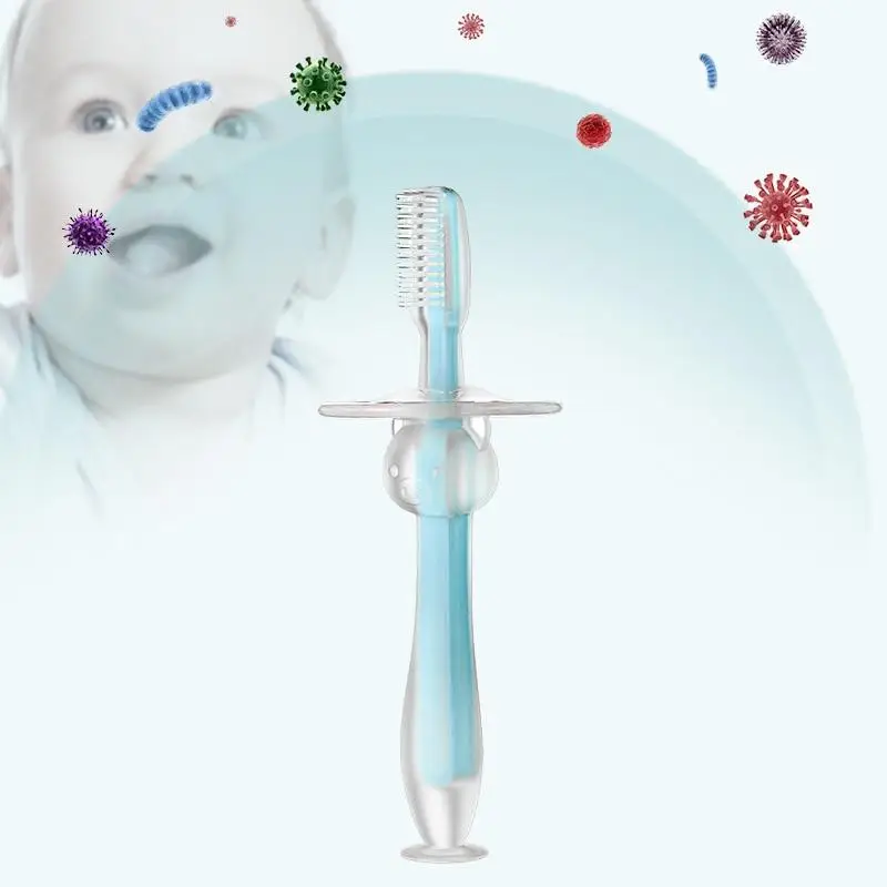 Kids Baby Newborn Soft Silicone Toothbrush Environmentally Safe Infant Tooth Teeth Clean Brush Rubber Children Oral Health Care
Kids Baby Newborn Soft Silicone Toothbrush Environmentally Safe Infant Tooth Teeth Clean Brush Rubber Children Oral Health Care