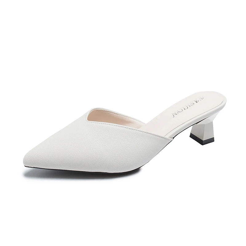 2021 White Elegant Office Shoes Women Temperament High Heels 5CM Slip on Sandals Slip-on Comfortable Ladies White Women Shoes
2021 White Elegant Office Shoes Women Temperament High Heels 5CM Slip on Sandals Slip-on Comfortable Ladies White Women Shoes