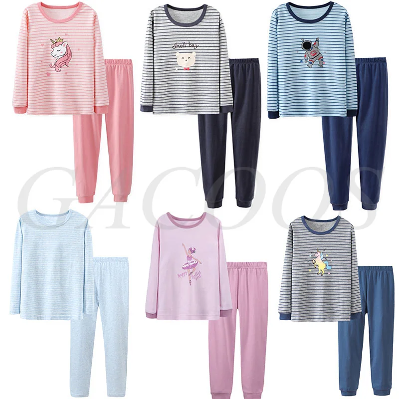 Autumn Toddler Girls Clothes Long-sleeved Pajamas for Teens Boys Pijamas Cotton Sleepwear Home Clothes For Kids 6 8 12 14Years
Autumn Toddler Girls Clothes Long-sleeved Pajamas for Teens Boys Pijamas Cotton Sleepwear Home Clothes For Kids 6 8 12 14Years