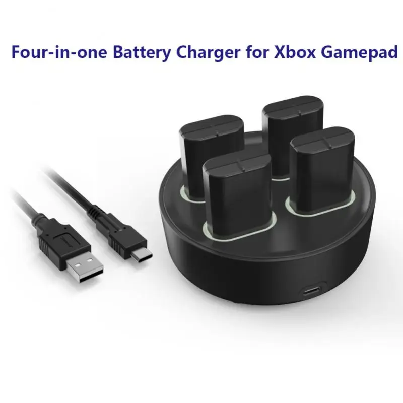 Аккумуляторная батарея 4X80 0 мАч + зарядное устройство USB для Xbox серии X/S/Xbox One, аккумулятор для беспроводного контроллера Xbox One, геймпад 
Аккумуляторная батарея 4X80 0 мАч + зарядное устройство USB для Xbox серии X/S/Xbox One, аккумулятор для беспроводного контроллера Xbox One, геймпад