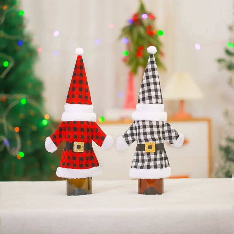 

Gnome Christmas Faceless Doll Wine Bottle Cover Merry Christmas Decoration For Home Cristmas Ornament Navidad Noel New Year 2022