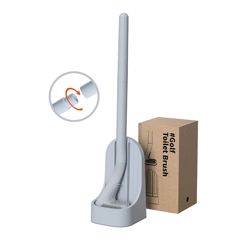 N58C Long-handled Golf Toilet Bowl Brush With Detachable Water Tray TPR Bristles Toilet Cleaning Brush Set Easy to install
N58C Long-handled Golf Toilet Bowl Brush With Detachable Water Tray TPR Bristles Toilet Cleaning Brush Set Easy to install