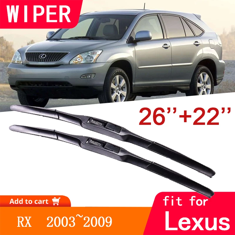 Автомобильные стеклоочистители для Lexus RX 2003 ~ 2009 XU3 передние RX300 RX330 RX350 RX400h 2004 2005 2006