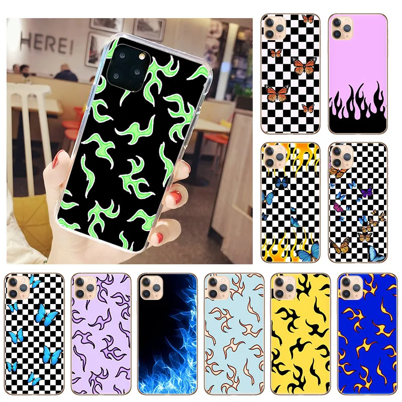 Butterfly Blue Red Flame Fire Phone Cover for IPhone 13 11 12 Pro Max X XS XR 7 8 6 6s Plus SE2020 12mini Soft Clear Case Funda
Butterfly Blue Red Flame Fire Phone Cover for IPhone 13 11 12 Pro Max X XS XR 7 8 6 6s Plus SE2020 12mini Soft Clear Case Funda