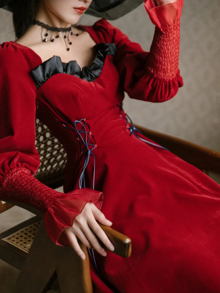 Whcw Cgdsr Autumn Dresses Women Luxury Boho Long Sleeve Runway 2020 Elegant Party Vintage High Waist Dress Winter A-line Vestido
Whcw Cgdsr Autumn Dresses Women Luxury Boho Long Sleeve Runway 2020 Elegant Party Vintage High Waist Dress Winter A-line Vestido