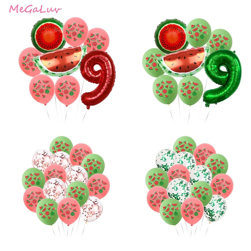 Summer Fruit Theme Latex Watermelon Balloons Birthday Party Decoration Number Balloon Kids Birthday Toy Baby Shower Decor Globos
Summer Fruit Theme Latex Watermelon Balloons Birthday Party Decoration Number Balloon Kids Birthday Toy Baby Shower Decor Globos