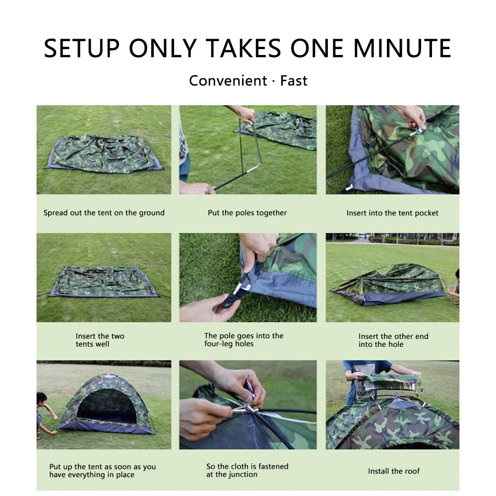 2021 new single-layer camouflage ultra-light camping tent outdoor portable ice fishing house for 2 people
2021 new single-layer camouflage ultra-light camping tent outdoor portable ice fishing house for 2 people