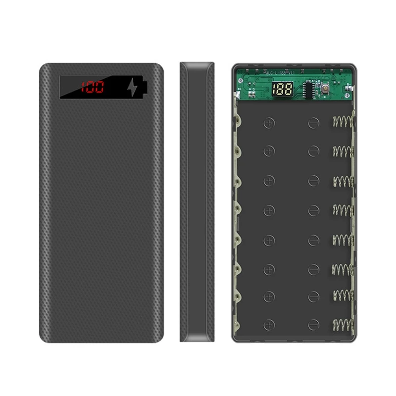 L8 LCD Display DIY 8x18650 Battery Case Power Bank Shell Portable External Box Without Battery Powerbank Protector
L8 LCD Display DIY 8x18650 Battery Case Power Bank Shell Portable External Box Without Battery Powerbank Protector