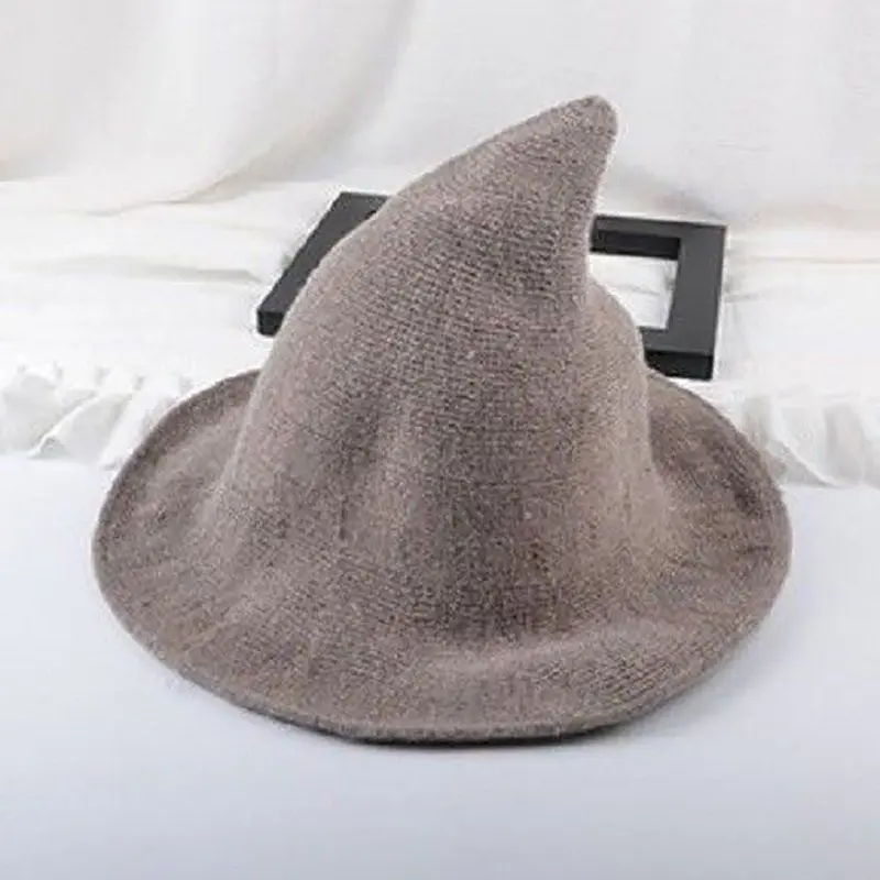 1 Piece Modern Halloween Witch Hat Woolen Women Lady Made From Fashionable Sheep Wool Halloween Party hat festival party hat
1 Piece Modern Halloween Witch Hat Woolen Women Lady Made From Fashionable Sheep Wool Halloween Party hat festival party hat
