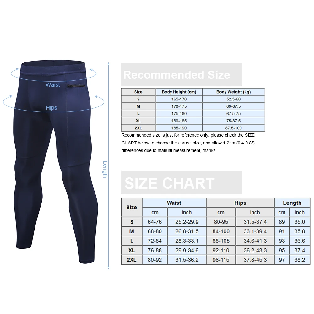 3 Pack Men Compression Pants Stretchable Bodycon Moisture-Wicking Quick Dry Running Tights Workout Leggings Sportswear
3 Pack Men Compression Pants Stretchable Bodycon Moisture-Wicking Quick Dry Running Tights Workout Leggings Sportswear