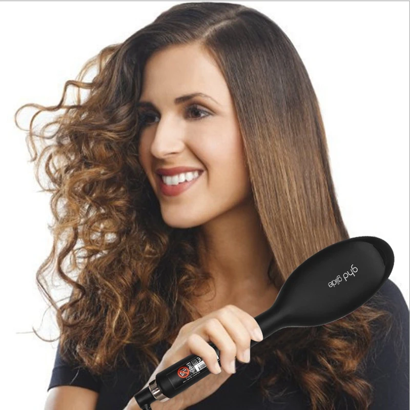 Electric Straightener Hot Comb Multi-Functional Airbag Massage Tourmaline Ceramic Hair Curler Brush EU Plug
Electric Straightener Hot Comb Multi-Functional Airbag Massage Tourmaline Ceramic Hair Curler Brush EU Plug