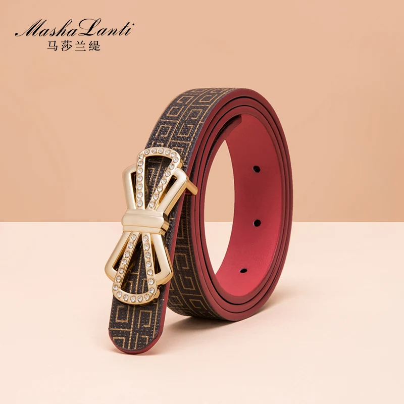 Designer belts for women high quality ladies jeans belt with crystal bow-knot cinturon mujer luxury brand strap dress waistband
Designer belts for women high quality ladies jeans belt with crystal bow-knot cinturon mujer luxury brand strap dress waistband