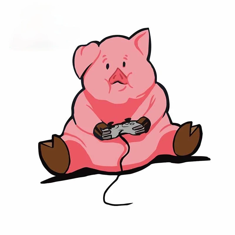 Lifelike Cartoon Gaming Pig Car Stickers Personality Refrigerator Windshield Decal Surfboard Snowboard Decor Waterproof Decal
Lifelike Cartoon Gaming Pig Car Stickers Personality Refrigerator Windshield Decal Surfboard Snowboard Decor Waterproof Decal