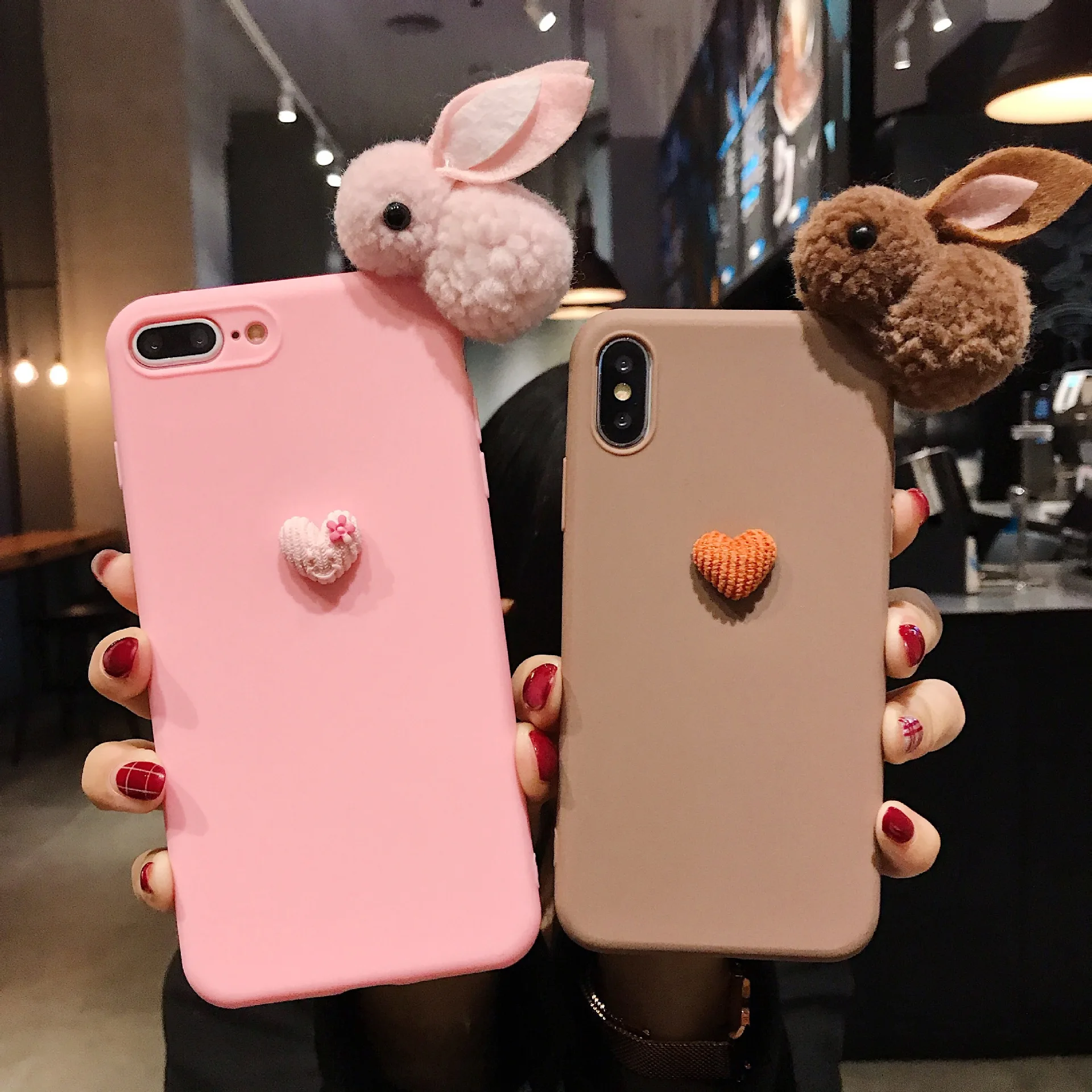 3D мультяшный Карманный чехол с кошкой для iPhone XC XS 11 Pro Max 8 Plus 7 6 6S 5C 5S SE 4 4S средний