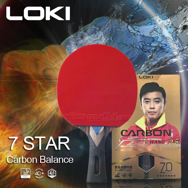 7 Star Table Tennis Racket Professional Offensive Ping Pong Racket Paddle with ITTF Certification GTX Rubber
7 Star Table Tennis Racket Professional Offensive Ping Pong Racket Paddle with ITTF Certification GTX Rubber