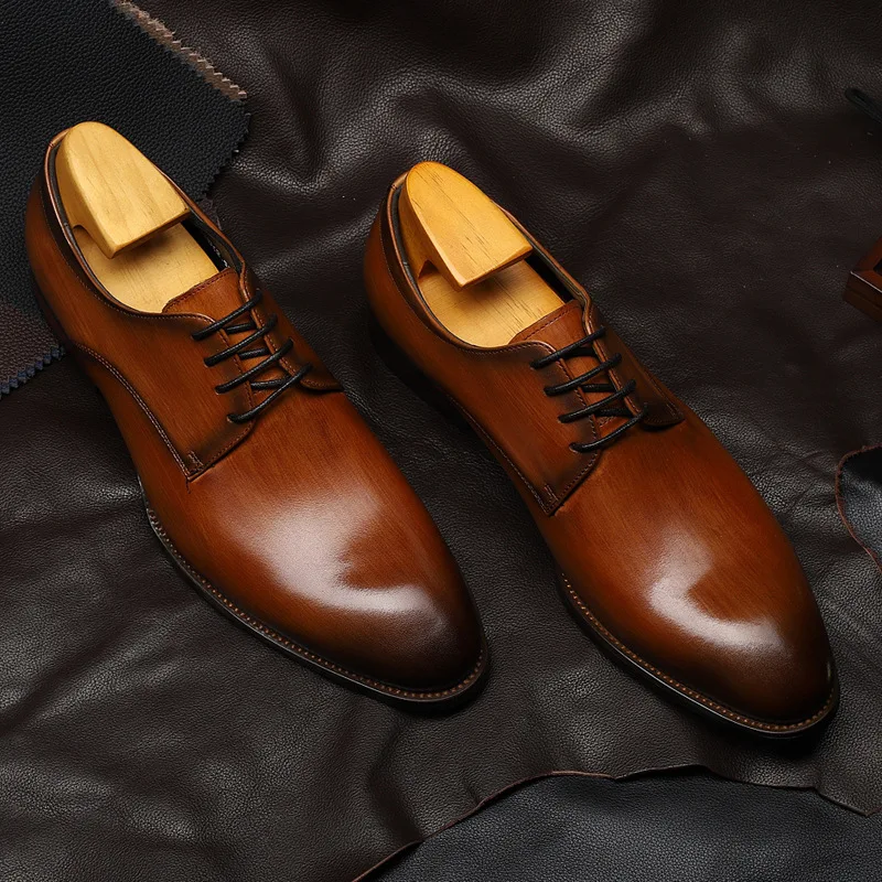 2021 spring and summer new business casual leather shoes men's lace-up cowhide formal wedding shoes mens dress shoes dress shoes
2021 spring and summer new business casual leather shoes men's lace-up cowhide formal wedding shoes mens dress shoes dress shoes