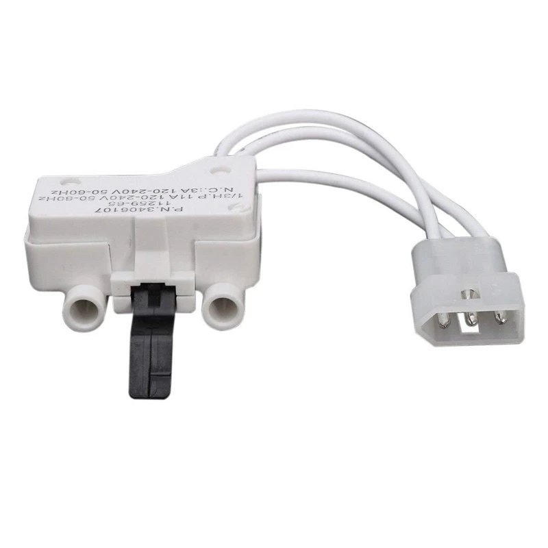 Dryer Door Switch for 3406109 3406107 Whirlpool, Kenmore, Sears, Maytag, Roper, Estate
Dryer Door Switch for 3406109 3406107 Whirlpool, Kenmore, Sears, Maytag, Roper, Estate