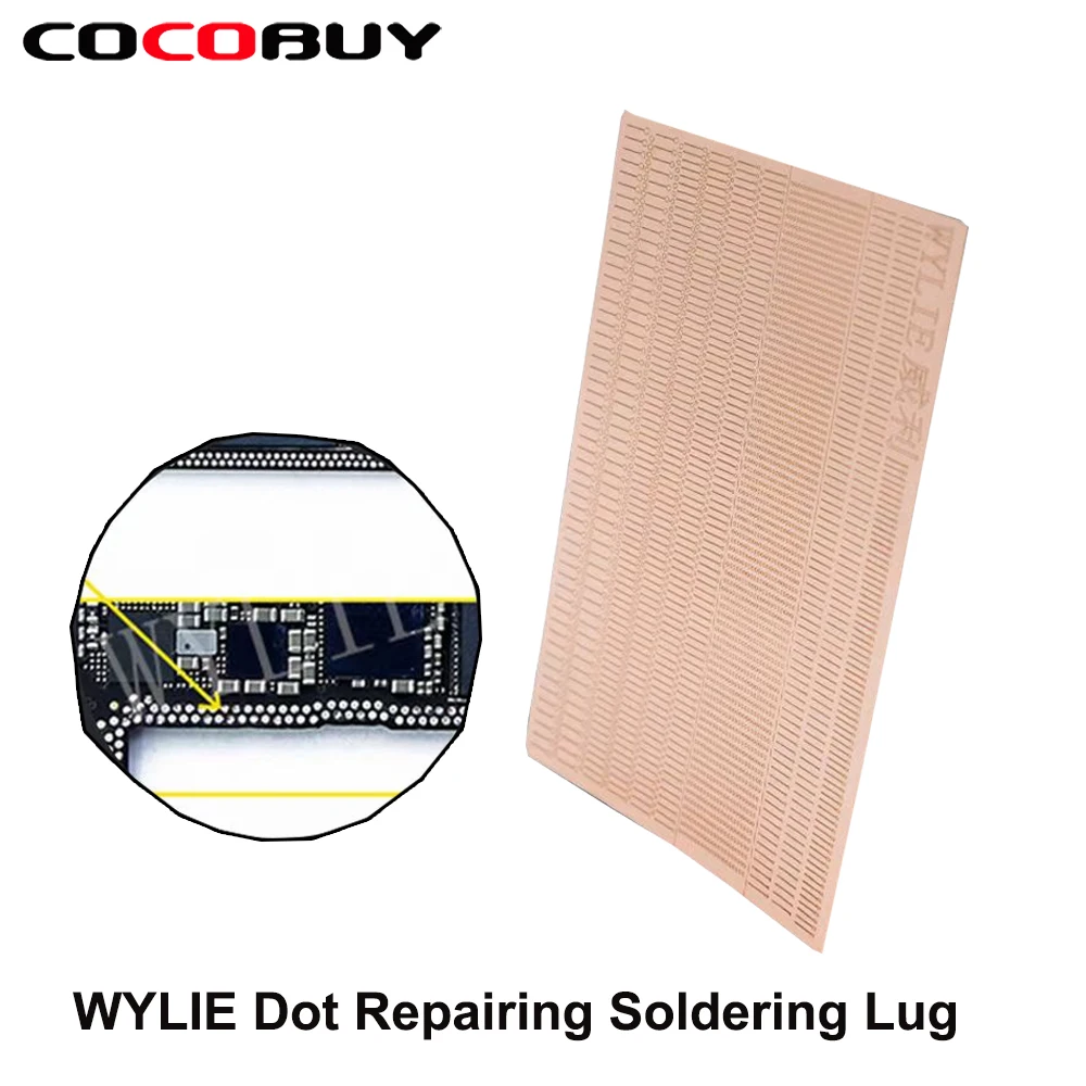 Free Shiping Wylie Solder Pad Dot Repair Soldering Lug For iPhone Welding Board Flywire Replacement Fix 2650 Dots IC Repair Tool
Free Shiping Wylie Solder Pad Dot Repair Soldering Lug For iPhone Welding Board Flywire Replacement Fix 2650 Dots IC Repair Tool