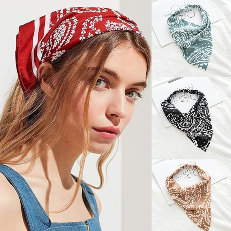 Paisley Floral Print Elastic Hair Scarf Headband Boho Vintage Turban Bandana Triangle Head Kerchief Hair Accessories
Paisley Floral Print Elastic Hair Scarf Headband Boho Vintage Turban Bandana Triangle Head Kerchief Hair Accessories
