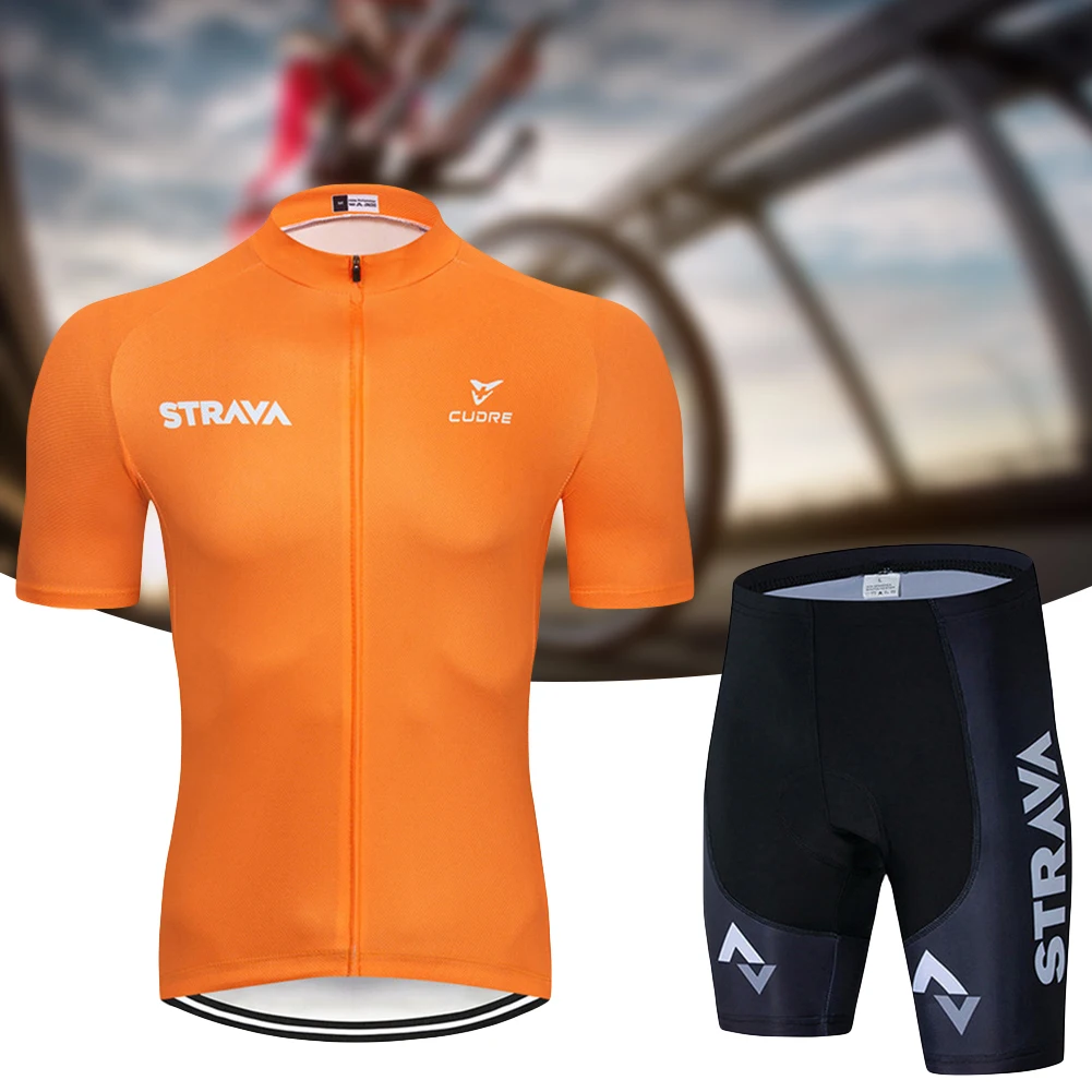 Men's Cycling Jersey Professional Bicycle Team Short Sleeve Breathable Shirt Padded Bib Shorts Quick-Dry
Men's Cycling Jersey Professional Bicycle Team Short Sleeve Breathable Shirt Padded Bib Shorts Quick-Dry