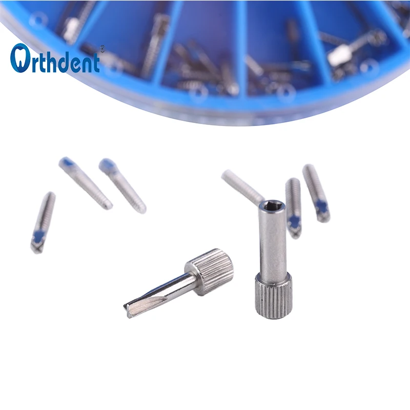 120 Pcs Dental Conical Screw Post Stainless Steel Silver / Stainless Steel Gold Plated / Pure Titanium
120 Pcs Dental Conical Screw Post Stainless Steel Silver / Stainless Steel Gold Plated / Pure Titanium
