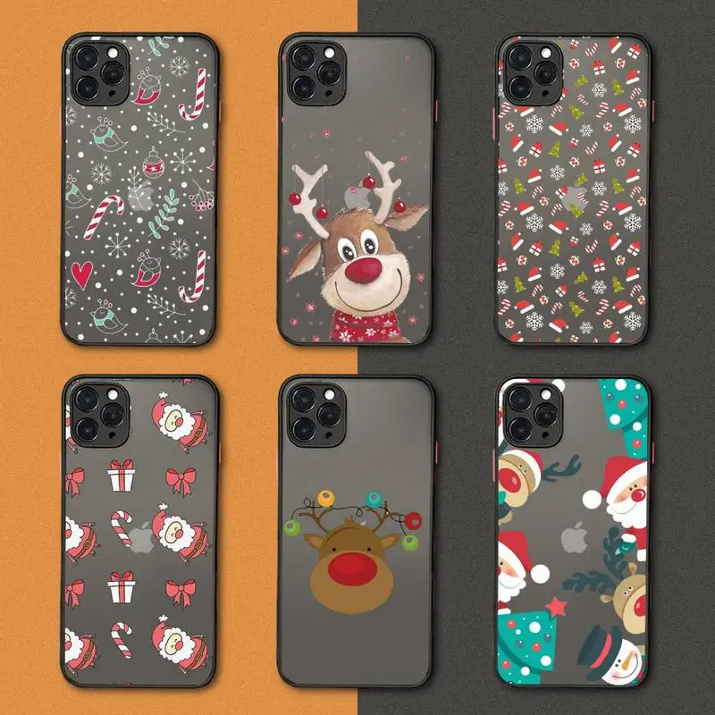 Merry Christmas cute cartoon Santa Claus Phone Case black matte transparent For iPhone 7 8 x xs xr 11 12 pro plus mini max Clear
Merry Christmas cute cartoon Santa Claus Phone Case black matte transparent For iPhone 7 8 x xs xr 11 12 pro plus mini max Clear