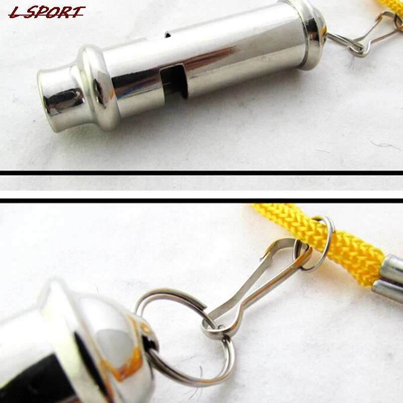 1PC Metal Coach Referee Whistle With Lanyard Neck Rope Cord Emergency Security Outdoor Ball Sports Game Dog Trainning Whistle
1PC Metal Coach Referee Whistle With Lanyard Neck Rope Cord Emergency Security Outdoor Ball Sports Game Dog Trainning Whistle