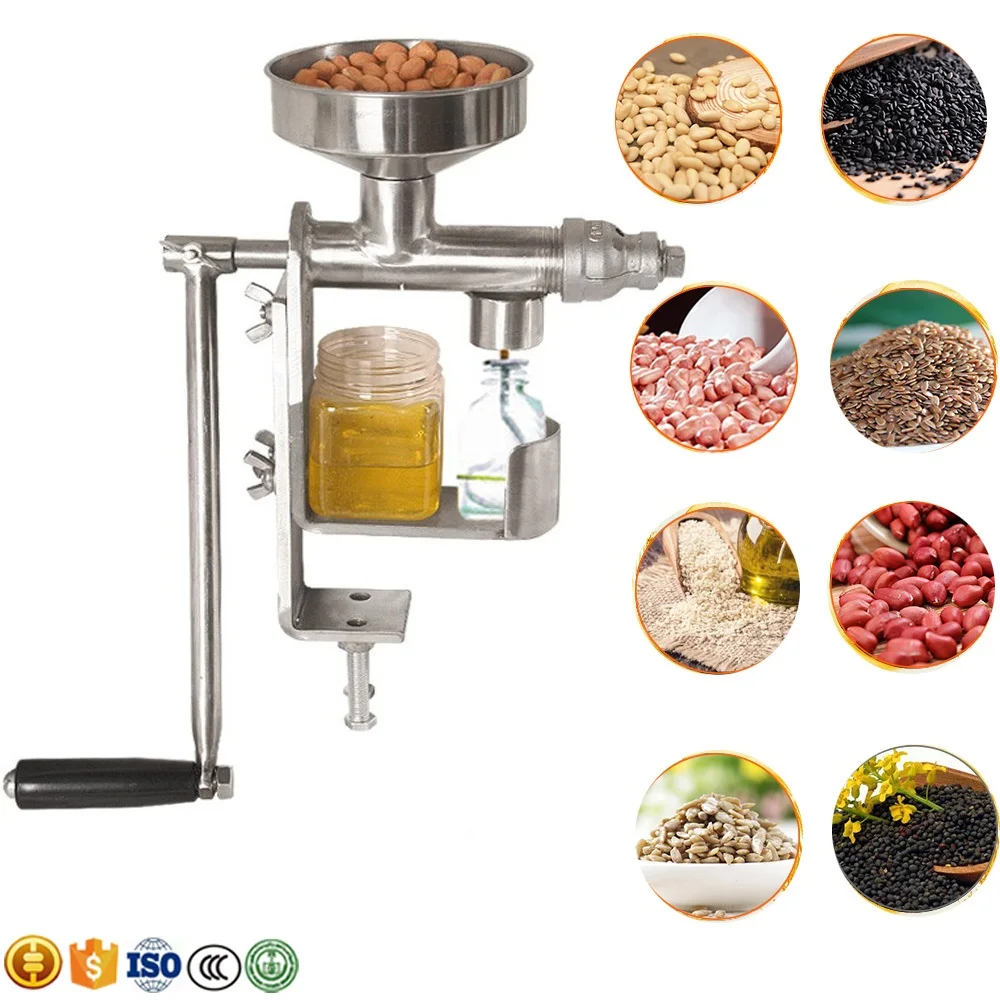 Manual Oil Press machine Peanut Nuts Seeds Oil Press/Expeller Oil Extractor Machine
Manual Oil Press machine Peanut Nuts Seeds Oil Press/Expeller Oil Extractor Machine