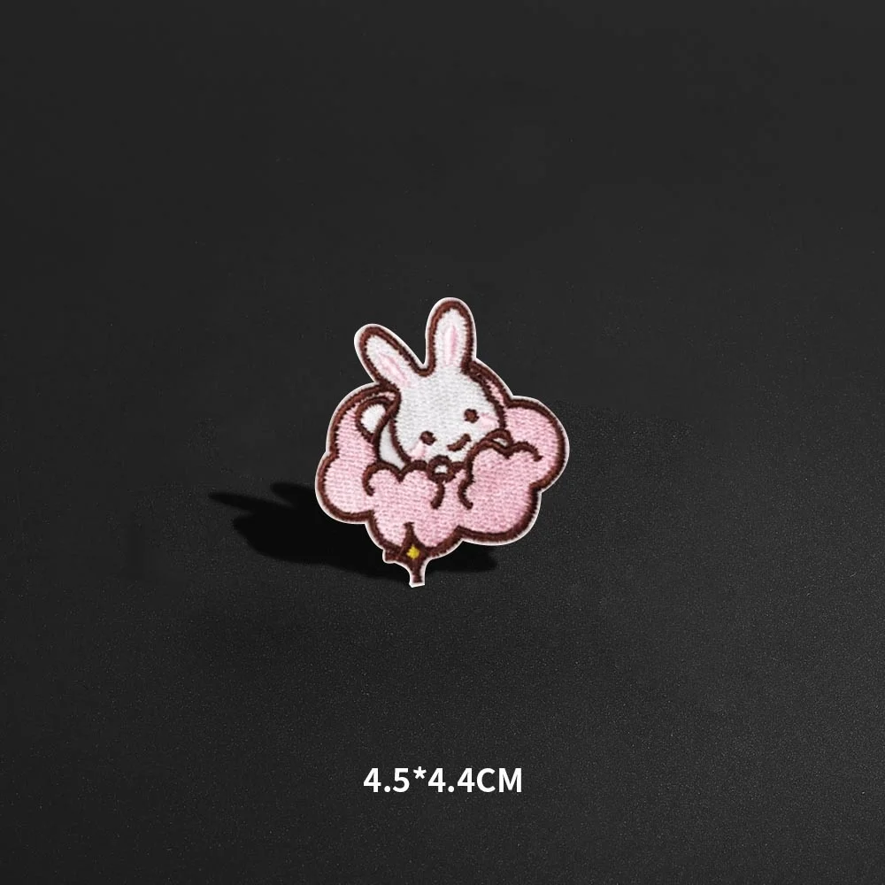 Cartoon animal bunny embroidery patch For baby clothes hat DIY ironing decoration accessories washable small cloth stickers
Cartoon animal bunny embroidery patch For baby clothes hat DIY ironing decoration accessories washable small cloth stickers