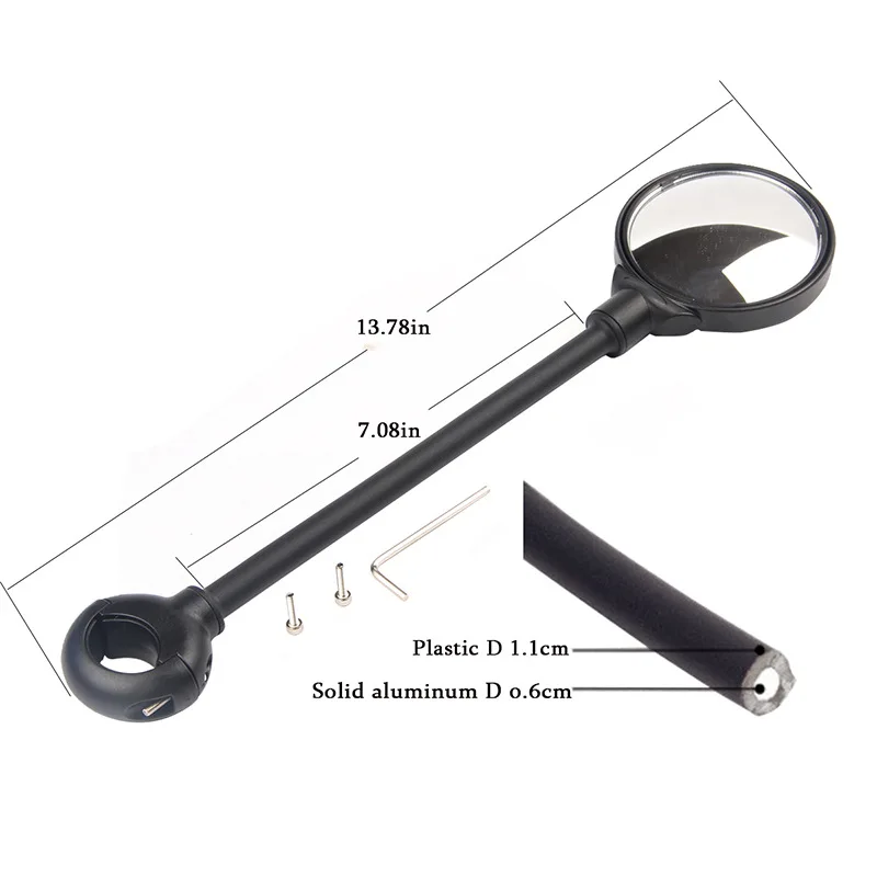 Bicycle Rear View Mirror Bike Cycling Wide Range Back Sight Reflector Adjustable Left Right Mirrors
Bicycle Rear View Mirror Bike Cycling Wide Range Back Sight Reflector Adjustable Left Right Mirrors