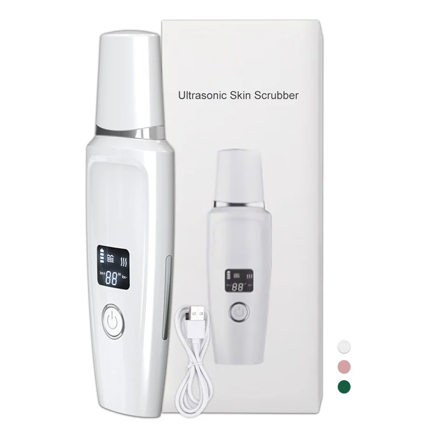 Ultrasonic Skin Scrubber Deep Cleaning Face Scrubber Vibrating Facial Cleansing Tightens Skin Machine Beauty Instrument Device 
Ultrasonic Skin Scrubber Deep Cleaning Face Scrubber Vibrating Facial Cleansing Tightens Skin Machine Beauty Instrument Device