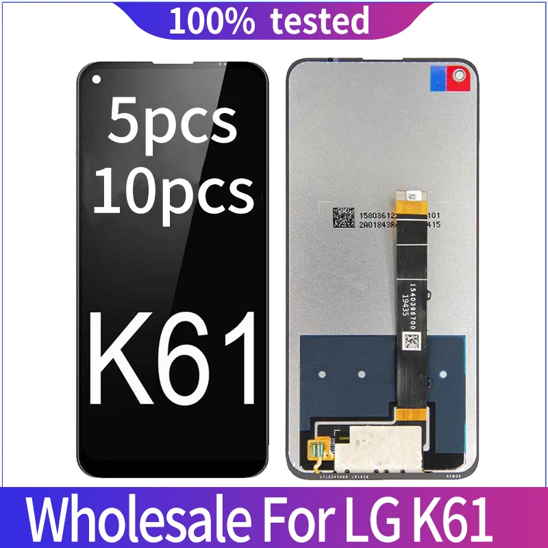Оригинальный ЖК-дисплей 5/10 шт./лот для LG K61 с сенсорным экраном и дигитайзером в сборе lmq630eaw
Оригинальный ЖК-дисплей 5/10 шт./лот для LG K61 с сенсорным экраном и дигитайзером в сборе lmq630eaw