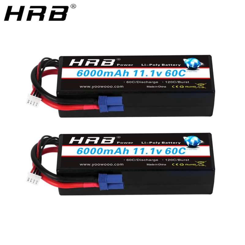 Жесткий чехол HRB для аккумуляторов 2S 3S 4S, 2 шт., батарея Lipo 6000 мАч 5200 мАч 7000 мАч 60C XT60 Deans EC5 XT90 для Traxxas TRX4, багги-машинок, лодок
Жесткий чехол HRB для аккумуляторов 2S 3S 4S, 2 шт., батарея Lipo 6000 мАч 5200 мАч 7000 мАч 60C XT60 Deans EC5 XT90 для Traxxas TRX4, багги-машинок, лодок