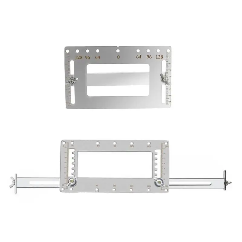 Portable Handle Hole Locator Stainless Steel Pull Installation Template Guide Cabinet Knob Drilling for Woodworking Tool
Portable Handle Hole Locator Stainless Steel Pull Installation Template Guide Cabinet Knob Drilling for Woodworking Tool