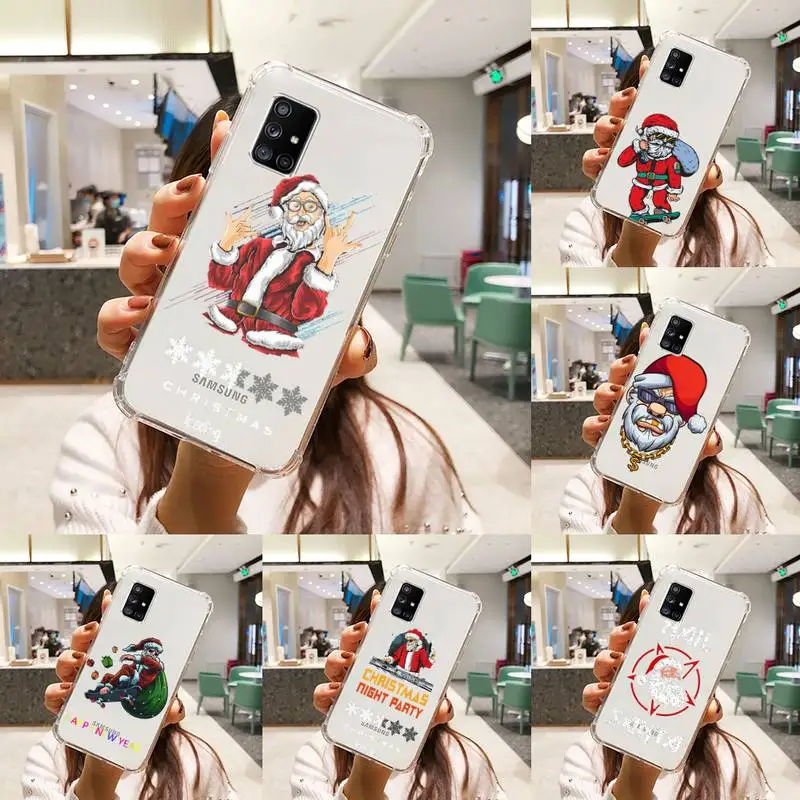 Merry Christmas Custom Santa Phone Case Transparent For Samsung A51 A50 A71 A70 A81 M60S Note S21 S 20 10 9 8 11 E Plus Ultra
Merry Christmas Custom Santa Phone Case Transparent For Samsung A51 A50 A71 A70 A81 M60S Note S21 S 20 10 9 8 11 E Plus Ultra