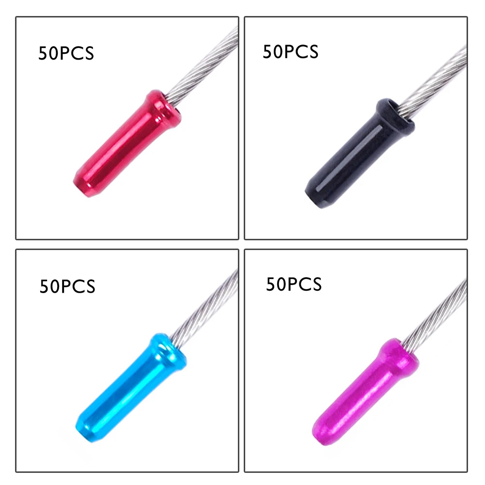 50 Pcs Bicycle Line Pipe End Cap Inner Line Sleeve Variable Speed Brake Line Core Cap Aluminum Alloy Cycling Parts
50 Pcs Bicycle Line Pipe End Cap Inner Line Sleeve Variable Speed Brake Line Core Cap Aluminum Alloy Cycling Parts