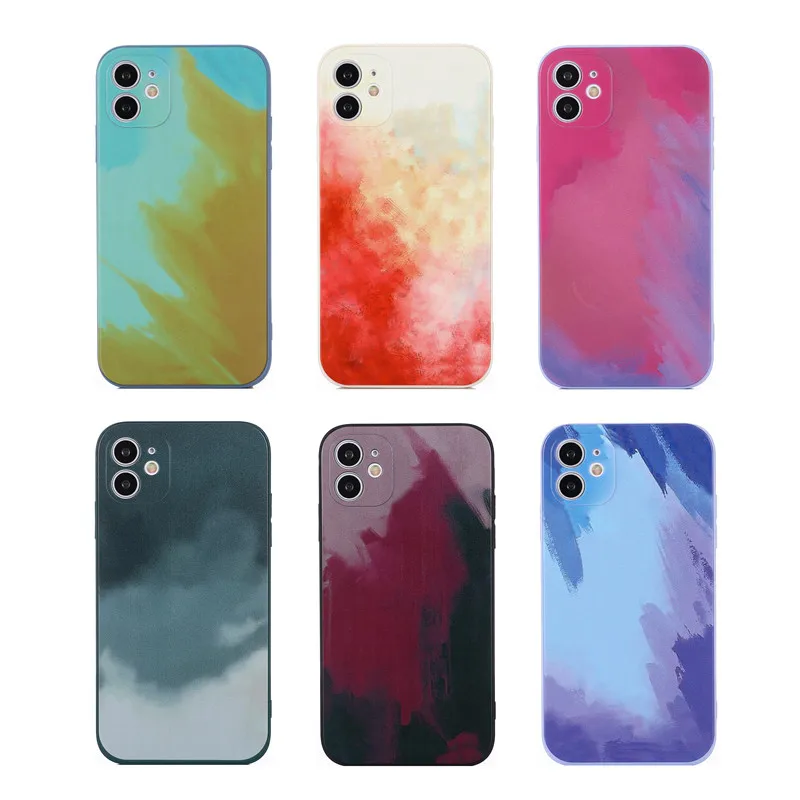 100x Liquid Silicone Square Watercolor Case For iPhone 12 11 Pro Max X XR XS Max 6s 7 8 Plus Painti Colorful Gradient Back Cover
100x Liquid Silicone Square Watercolor Case For iPhone 12 11 Pro Max X XR XS Max 6s 7 8 Plus Painti Colorful Gradient Back Cover