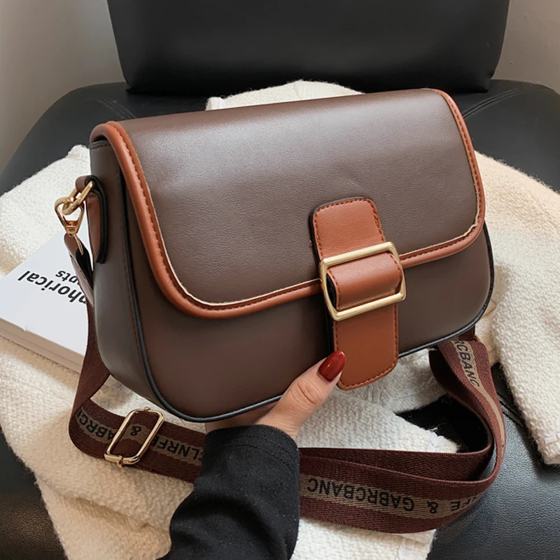 Contrast Color Leather Crossbody Bags For Women 2021 Large Travel Handbag Simple Shoulder Bag Ladies Cross Body Bag Woman Purse
Contrast Color Leather Crossbody Bags For Women 2021 Large Travel Handbag Simple Shoulder Bag Ladies Cross Body Bag Woman Purse