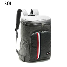 30L Cooler Bag Backpack Thermal Insulated Pack For Food Cool Warm Refrigerator Bag Beer Wine Picnic Bag Ice Lunch Camping