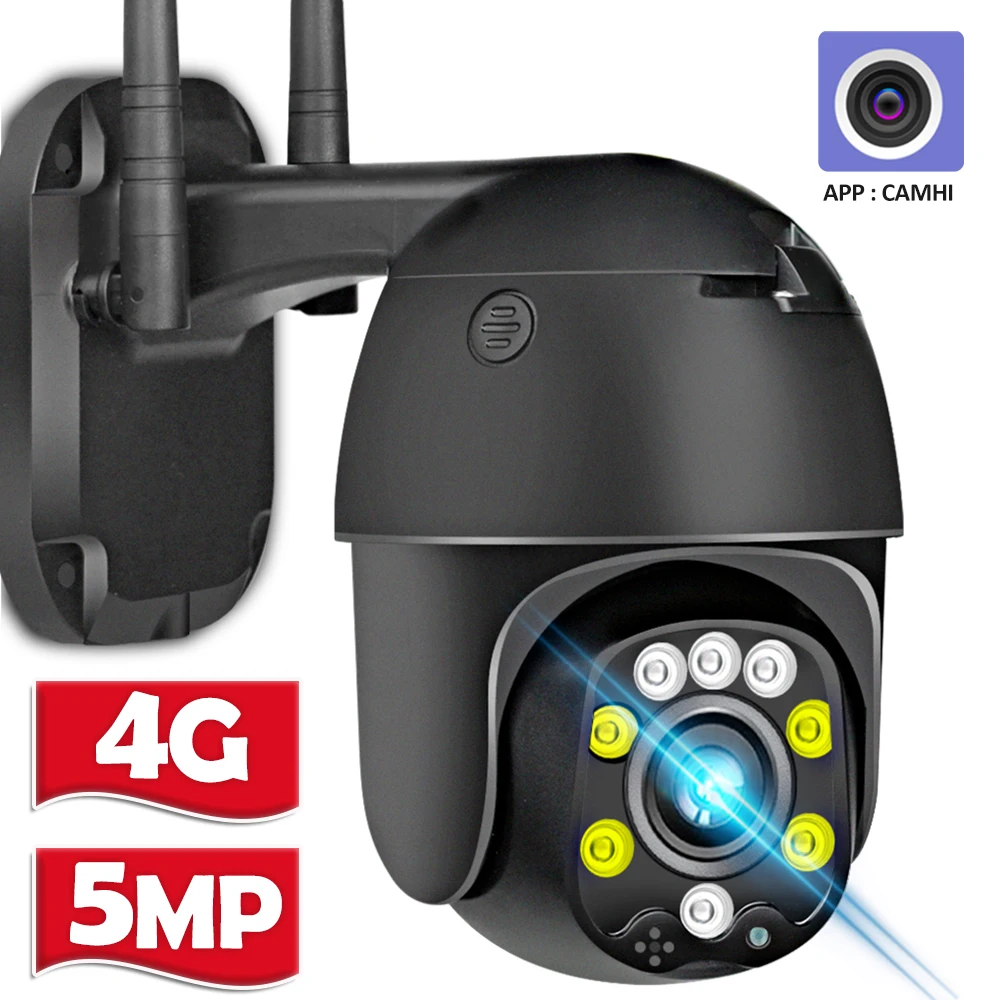 4G Sim Card IP Camera 5MP HD Outdoor WiFi Security CCTV Camera 5X Optical Zoom PTZ Camera E-mail Alarm Video Surveillance Camhi
4G Sim Card IP Camera 5MP HD Outdoor WiFi Security CCTV Camera 5X Optical Zoom PTZ Camera E-mail Alarm Video Surveillance Camhi