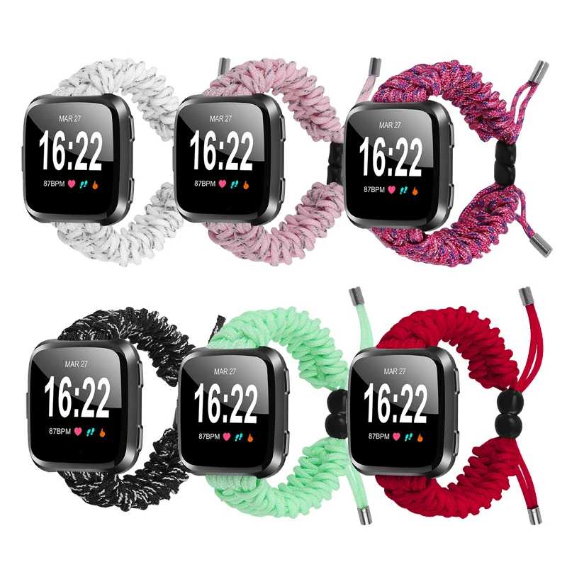Woven band For Fitbit Versa 2 smart watch strap Adjustable Fabric Braided Rope strap for fitbit versa / versa lite Watchband
Woven band For Fitbit Versa 2 smart watch strap Adjustable Fabric Braided Rope strap for fitbit versa / versa lite Watchband