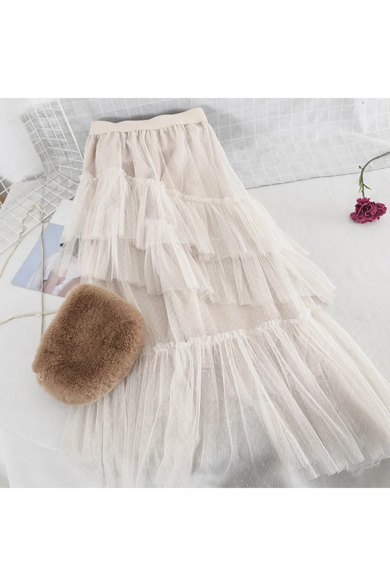 2019 New Dot Irregular Skirt Point Irregular Screen Summer Skirts Korean Fairy Skirt Lolita Style Asymmetrical Ruffles Empire
2019 New Dot Irregular Skirt Point Irregular Screen Summer Skirts Korean Fairy Skirt Lolita Style Asymmetrical Ruffles Empire