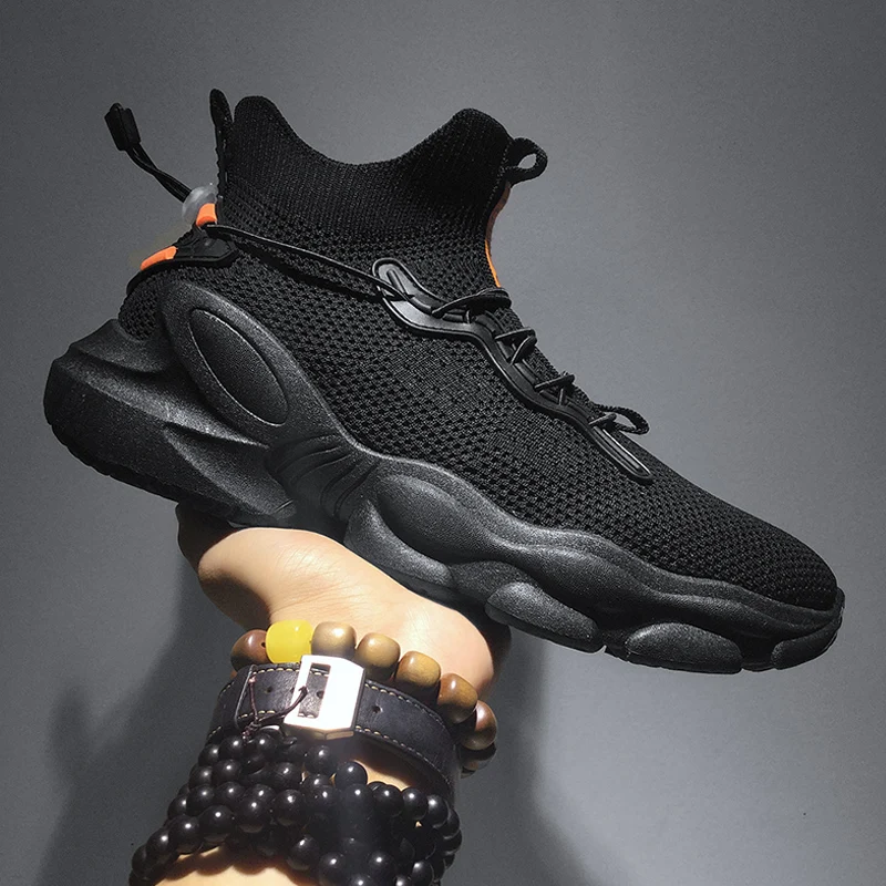 Basket Homme 2020 Autumn Men's High-top Sneakers Comfortable Breathable Knitted Jogging Casual Shoes Soft Bottom Tennis Trainers
Basket Homme 2020 Autumn Men's High-top Sneakers Comfortable Breathable Knitted Jogging Casual Shoes Soft Bottom Tennis Trainers