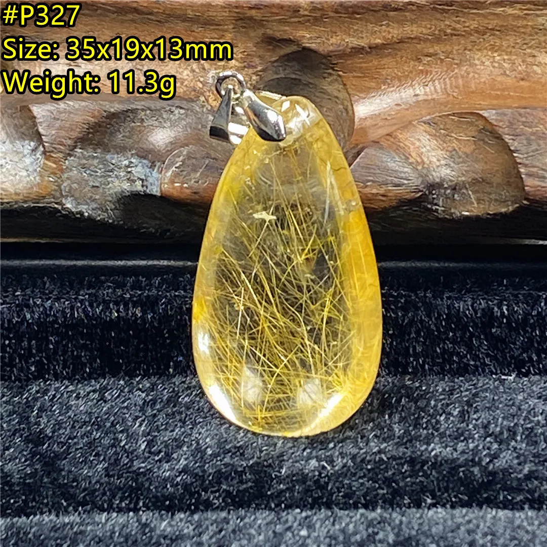 Top Natural Gold Rutilated Pendant Jewelry 35x19x13mm For Woman Man Wealth Luck Gift Beads Gemstone Silver Crystal Stone AAAAA
Top Natural Gold Rutilated Pendant Jewelry 35x19x13mm For Woman Man Wealth Luck Gift Beads Gemstone Silver Crystal Stone AAAAA